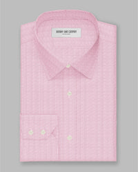 Aries Dobby Checked Shirt - Pink