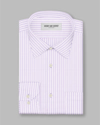 Primus Twill Striped Shirt - Purple