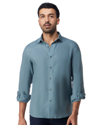 100% Linen Shirt - Grey