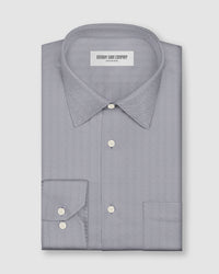 Ellara Herringbone Shirt - Grey