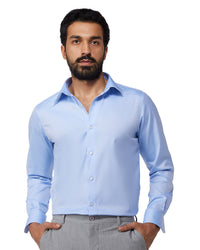 Wrinkle-Free Oxford Shirt - Blue