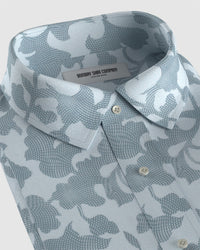 Floral Printed Shirt - Grey