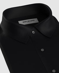 Cotton Poplin Shirt - Black