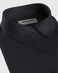 Brushed Twill Shirt - Black