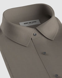 Wrinkle-Free Bamboo-Blend Shirt - Olive