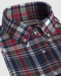 Japanese Cotton Checked Shirt - Multicoloured