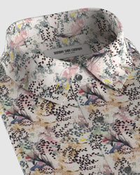 Meadowlight Cotton Silk Printed Shirt - Multicoloured