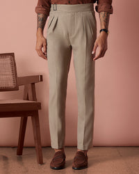 Montero Stretch Neapolitan Dress Pants - khaki