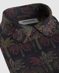 Shadowpalm Cotton Silk Printed Shirt - Multicoloured
