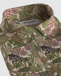 Amaria Cotton Silk Printed Shirt - Multicoloured