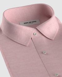 Veritas Slubby Twill Shirt - Peach