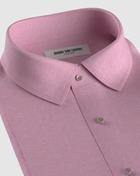 Veritas Slubby Twill Shirt - Pink
