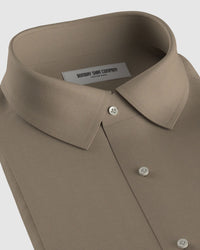 Luthai Cotton Lyocell Twill Shirt - Olive