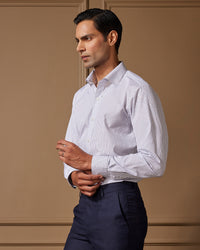 Manhattan Blue & Black Checked Shirt