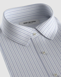 Primus Twill Striped Shirt - Blue