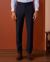 Emberis Blended Poly Dress Pants - Navy