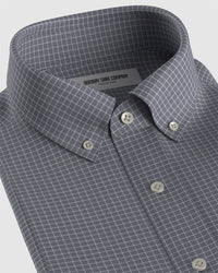 Ravensmere Twill Checked Shirt - Grey & White