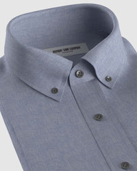 Cotton Twill Shirt - Dark Blue