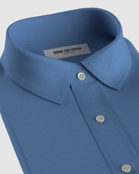 Stretch Knit Shirt - Dark Blue
