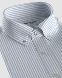 Oxford Striped Shirt - Light Blue