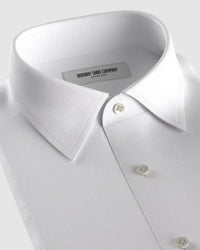 Luthai Wrinkle-Free Bold Twill Shirt - White