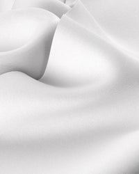 Wrinkle-Free Stretch Satin Shirt - White