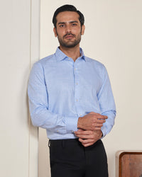 Blue Glen Plaid Cotton Checked Shirt