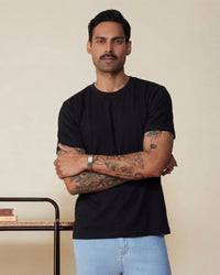 Luxe Lounger T-Shirt - Black