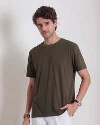 Luxe Lounger T-Shirt - Olive
