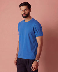 Luxe Drift T-Shirt - Mid Blue