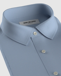 Cotton Oxford Shirt - Light Blue