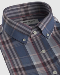 Madras Checked Shirt - Blue & Beige