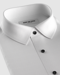 Cotton Satin Shirt - White