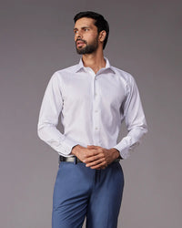 Reid & Taylor Light Blue Striped Shirt