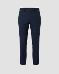 Cavaro Striped Dress Pants - Navy