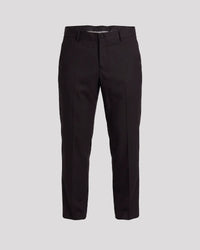 Corvane Checked Twill Dress Pants - Black