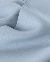 Giza Cotton Herringbone Shirt - Sky Blue