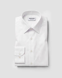 Giza Cotton White Twill Shirt