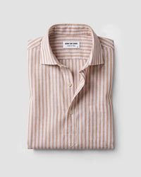 Light Brown Striped Shirt