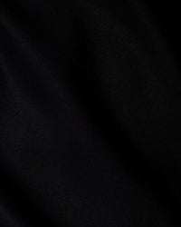 Stretch Cotton Satin Shirt - Black