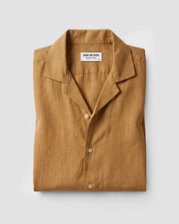 Caramel Crepe Slub Shirt