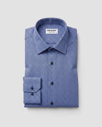 Navy & Purple Houndstooth Shirt