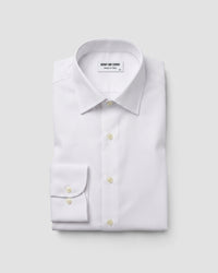 White Stretch Cotton Shirt