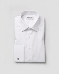 White Satin Solid Shirt