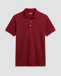 Signature Classic Button Polo - Maroon
