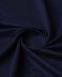 Japanese Stretch Cotton Knit Shirt - Navy