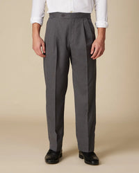 Montreux Houndstooth Relaxed Neapolitan Pants - Charcoal