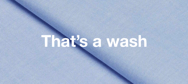 Thanks, it’s washed