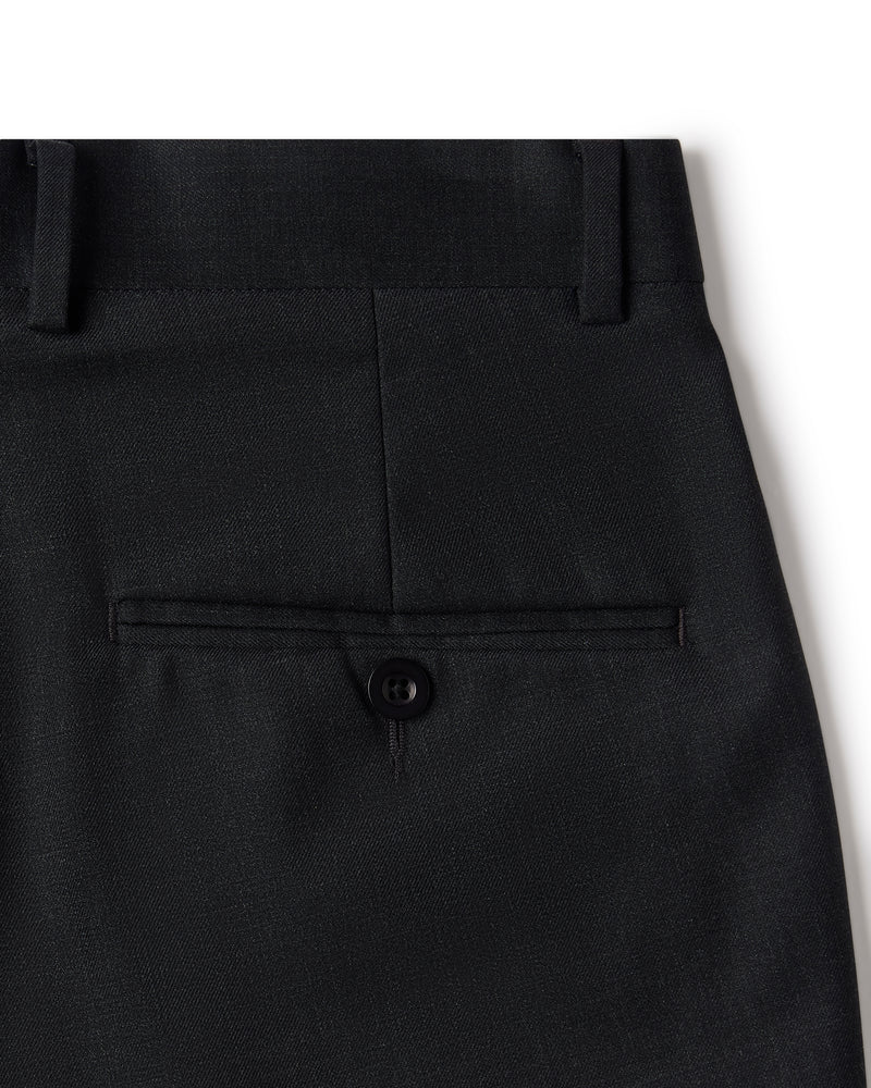 Exquisite Blended Wool Dress Pants - Dark Grey