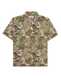 Amaria Cotton Silk Printed Shirt - Multicoloured